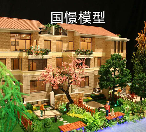 拉孜县建筑模型