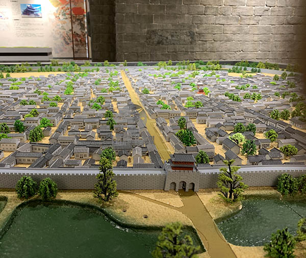 拉孜县建筑模型