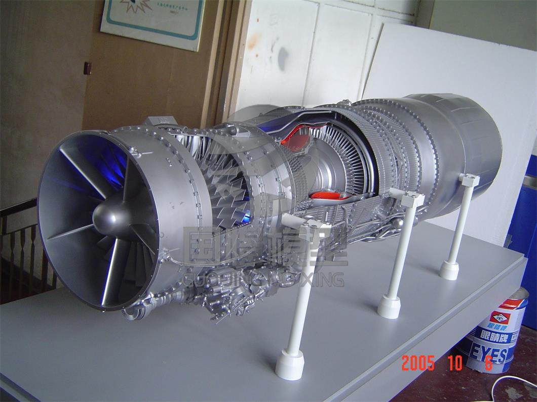 拉孜县飞机发动机模型